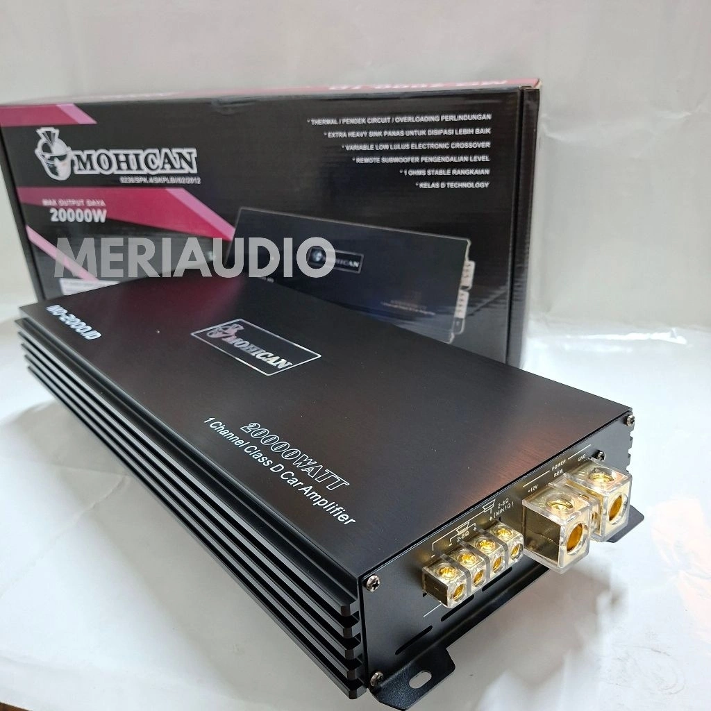 Power Monoblok Amplifier Class D Power MOHICAN MO 2000.1D