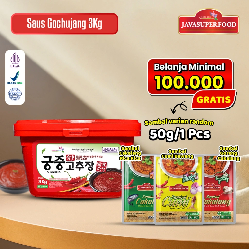 HALAL GUNGJUNG GOCHUJANG HOT PEPPER TASTE / PASTA CABAI PEDAS KOREA