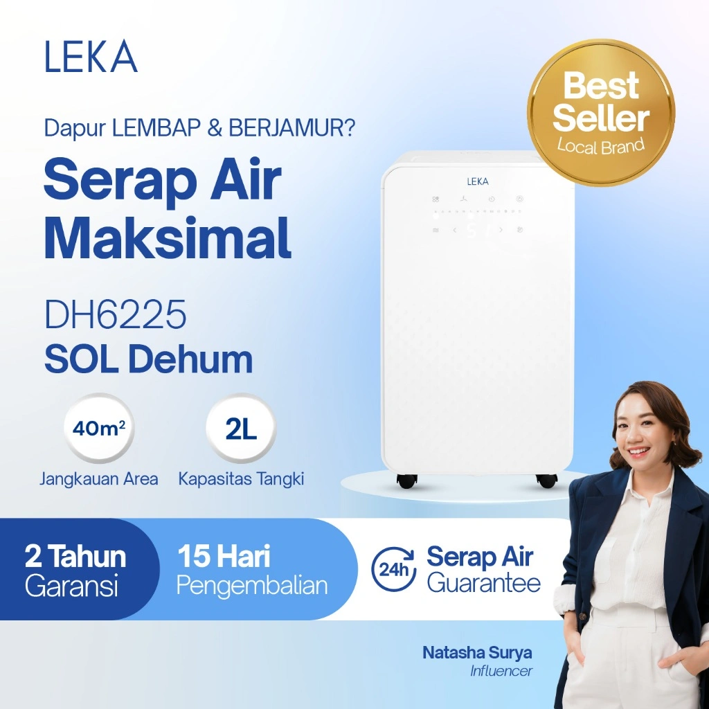 LEKA DH6225 SOL Dehum - Serap Air Penyerap Kelembaban Udara