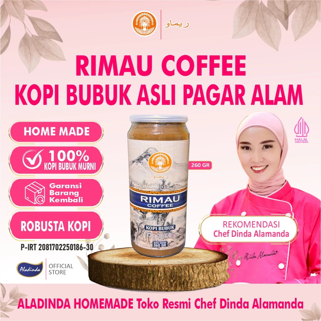 RIMAU BUBUK  COFFEE / BUBUK KOPI PAGAR ALAM ASLI CHEF DINDA ALAMANADA / ROBUSTA KOPI