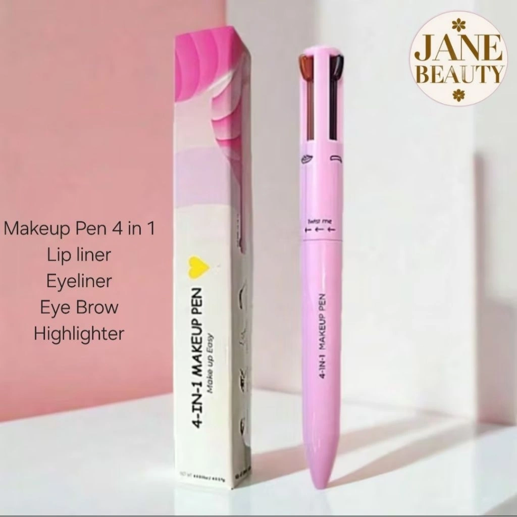 Makeup Pen OZX 4 in 1 Eyeliner Brow Liner Lip Liner Highlighter Praktis Multifungsi OZ-064
