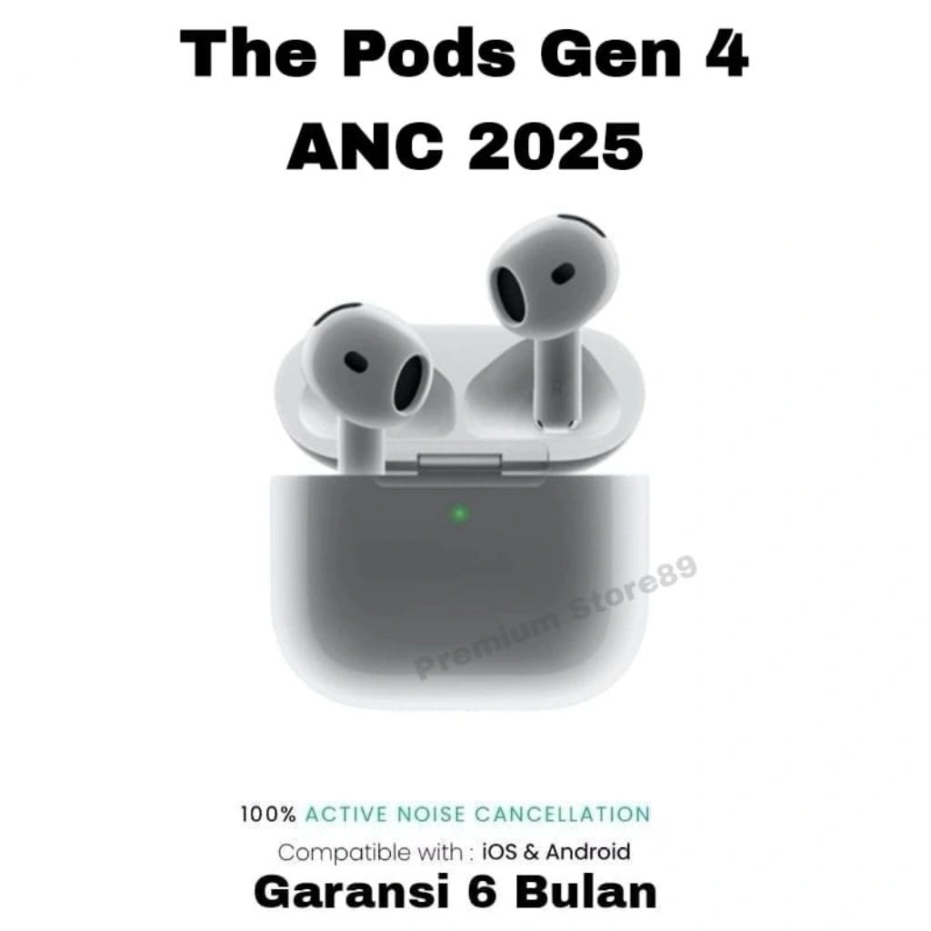 The Pods Gen 4 ANC 2025 With Wireless Charging Case Garansi 6bulan Ganti Baru