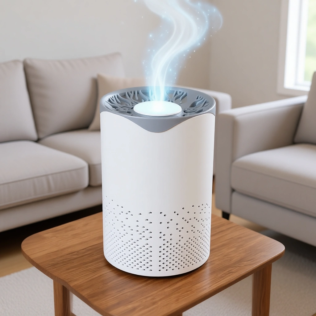 Air Purifier Pembersih Udara Kotor HEPA Filter Cahaya UV Tanpa Bising 360 Degree