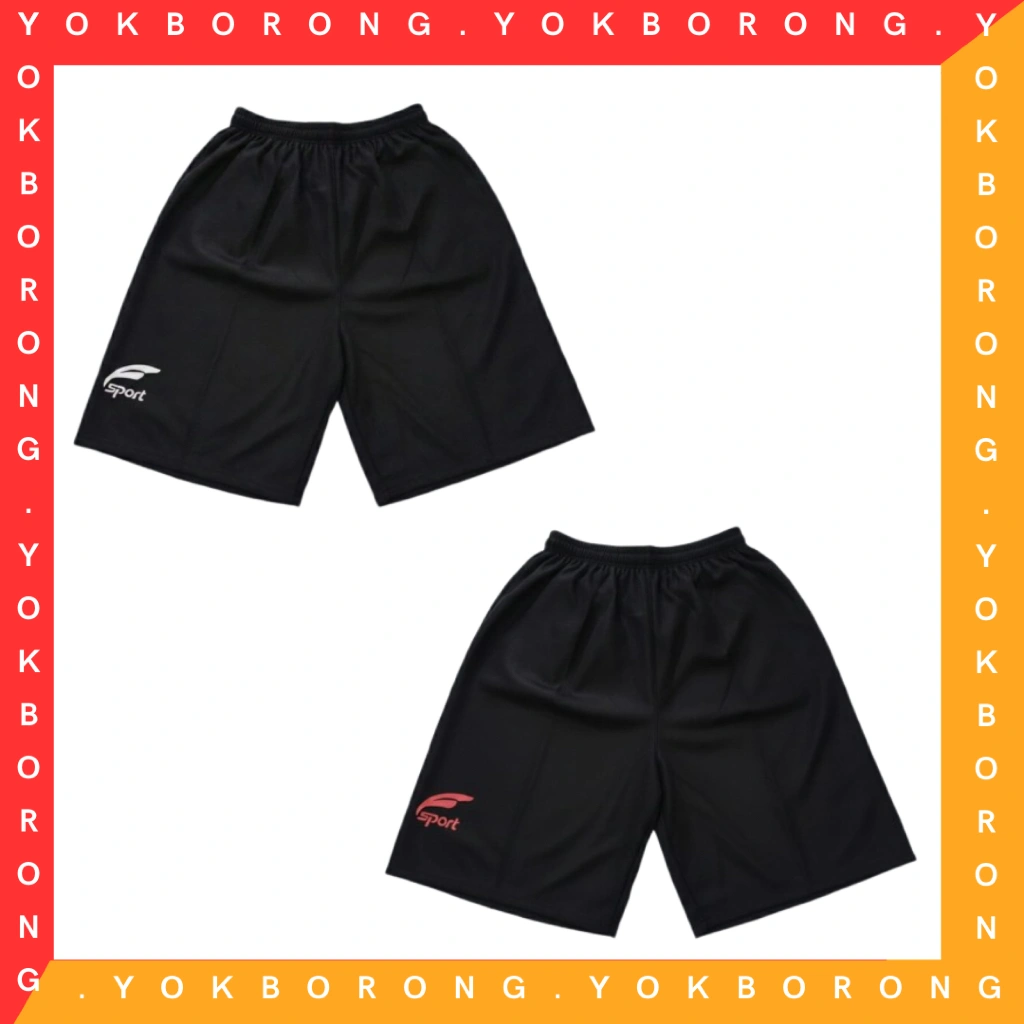 12.12 YOKBORONG Celana Pendek Olahraga Sport PRIA WANITA CASUAL GYM FUTSAL TRAINING LARI KEREN NYAMAN