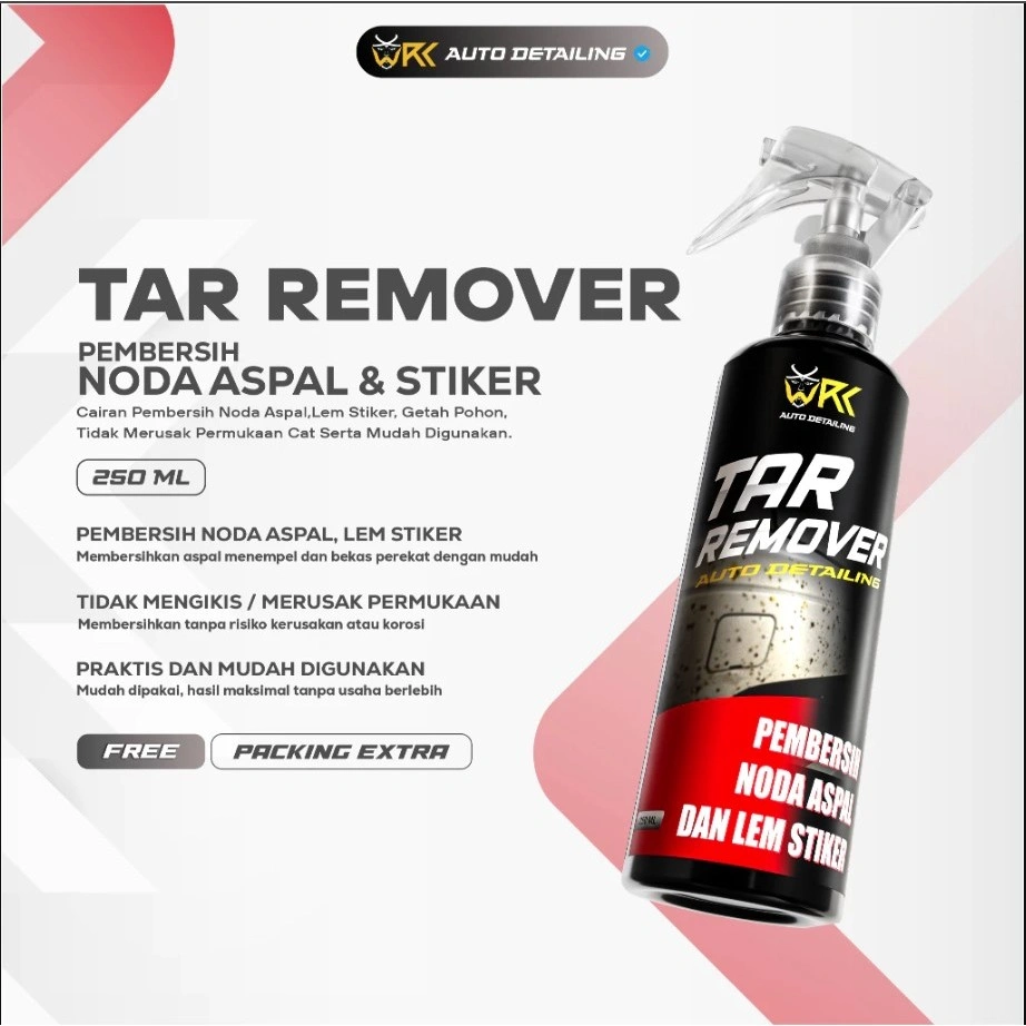Auto Detailing Tar Remover Pembersih Noda Aspal - Lem Stiker - Getah Pohon