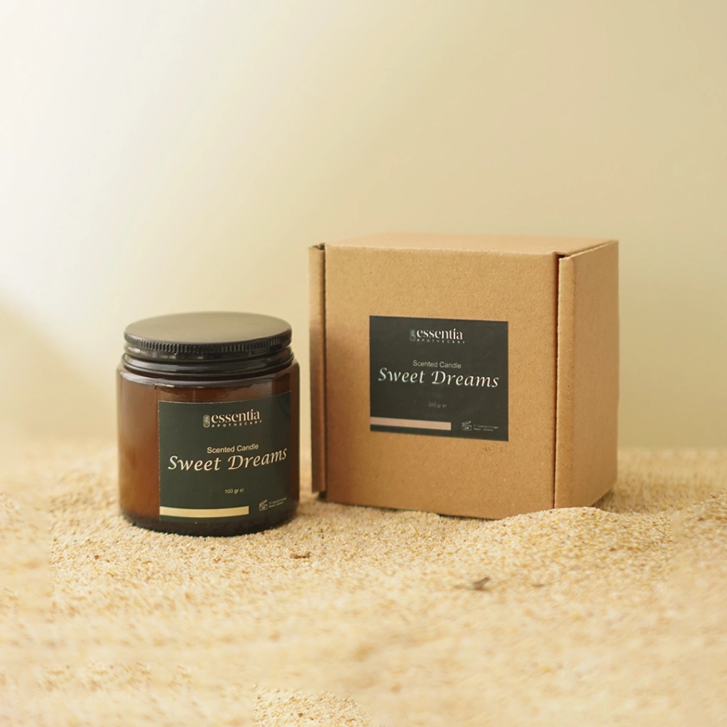 Scented Candle Sweet Dreams by Essentia Apothecary | Pewangi Ruangan | Aroma SPA & Hotel Mewah