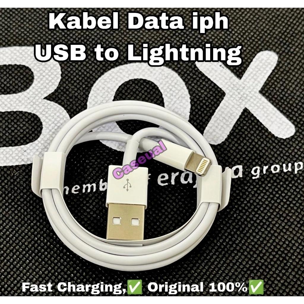 Kabel Data Iph Copotan Ex Ibox USB to Lightning Original 100% Fast Charging Garansi 30 Hari