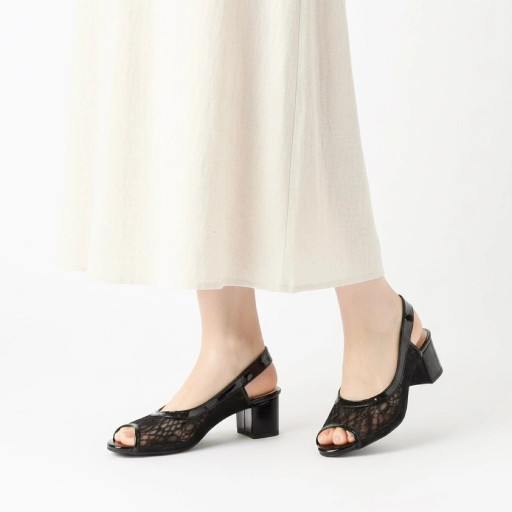 Marelli High Heels Wanita Black - 7121