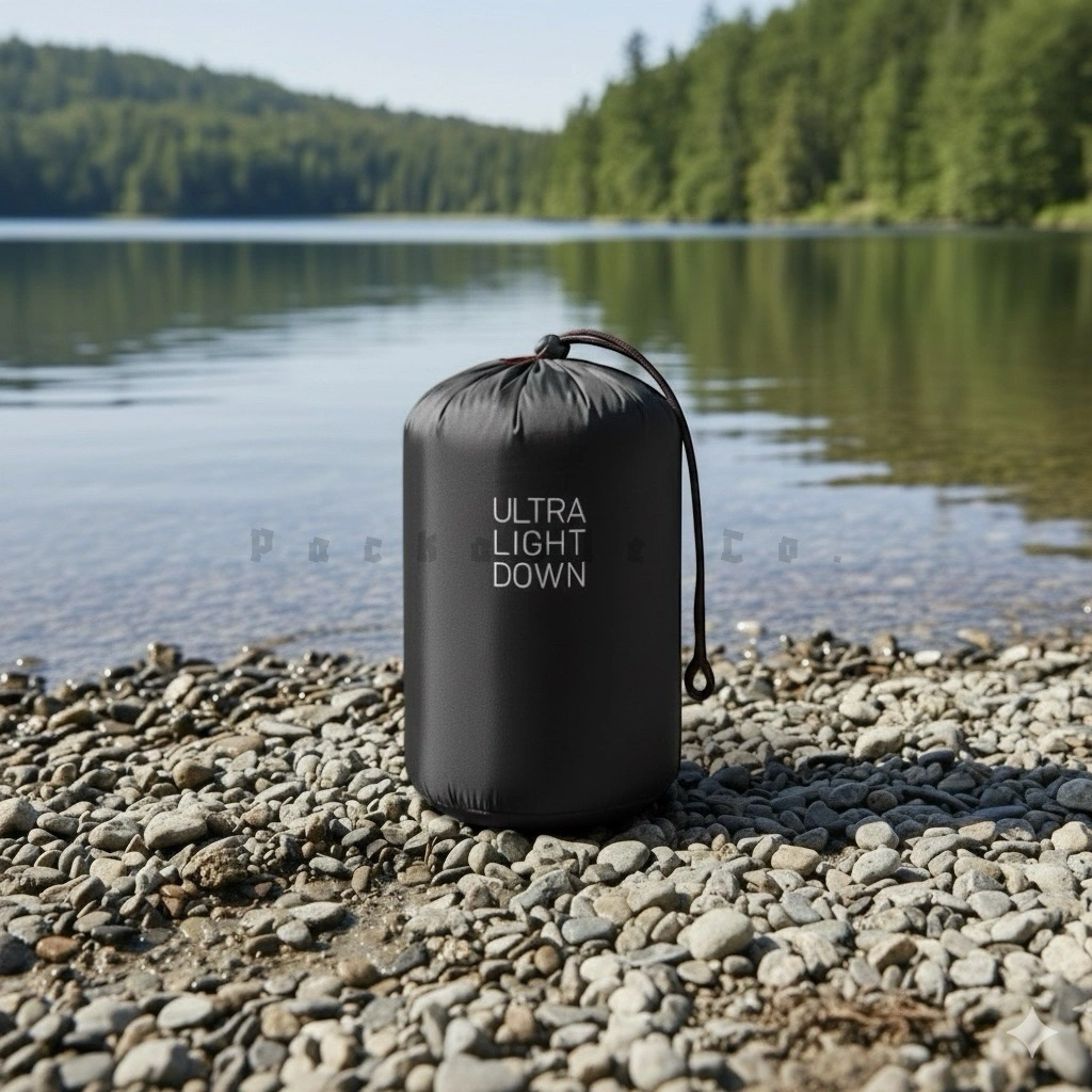 UNIQLO Stuff Sack Ultralight Down | Pouch sarung Jaket Bulu Angsa | Kantong Penyimpanan Pakaian