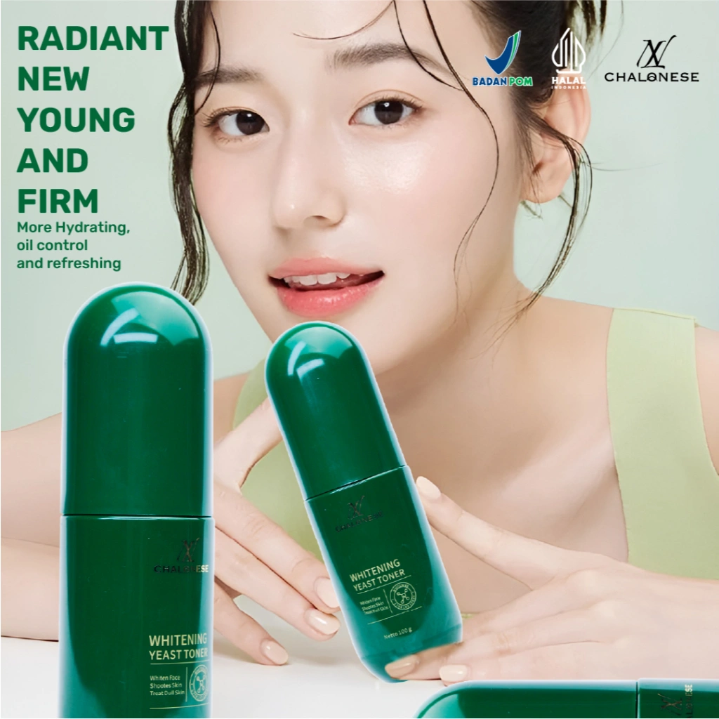 [CHALONESE] whitening yeast toner BPOM COD menutrisi wajah melembabkan mencerahkan-suitable for all skin-glowing barrier sensitif berjerawat Brightening toner