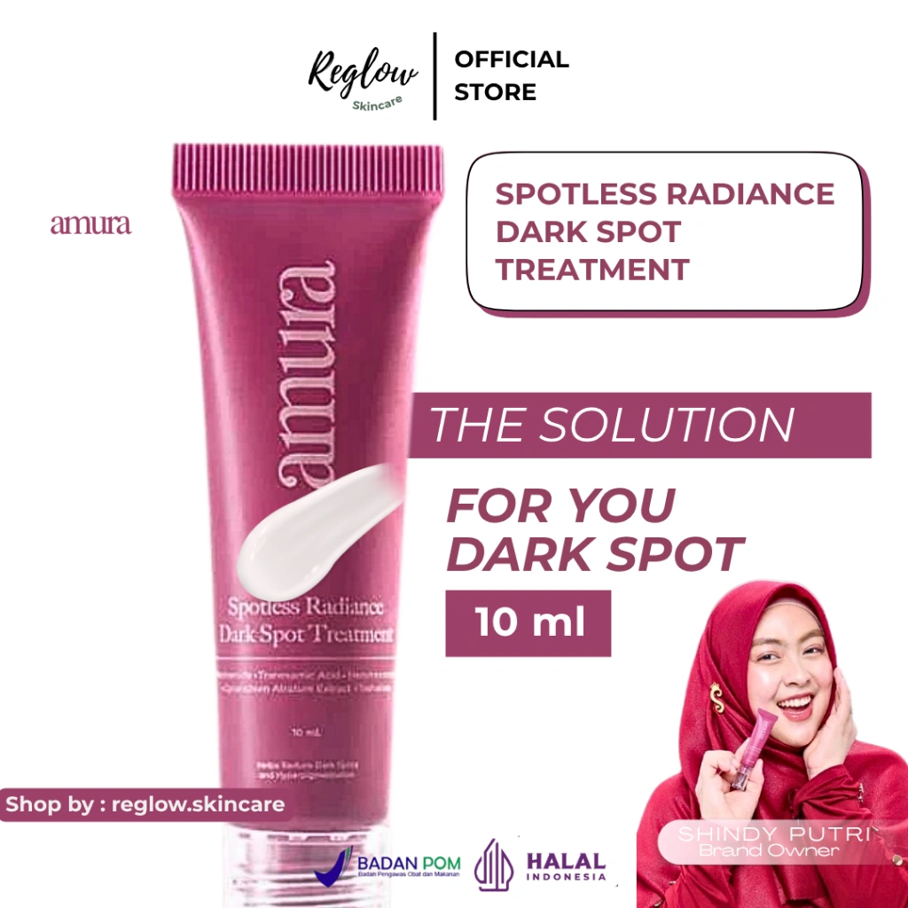 [FLASH SALE] AMURA Spotless Radiance DARK SPOT Treatment-10ml | Perawatan Flek Hitam Mencerahkan Kulit Maksimal by Shindy Putri