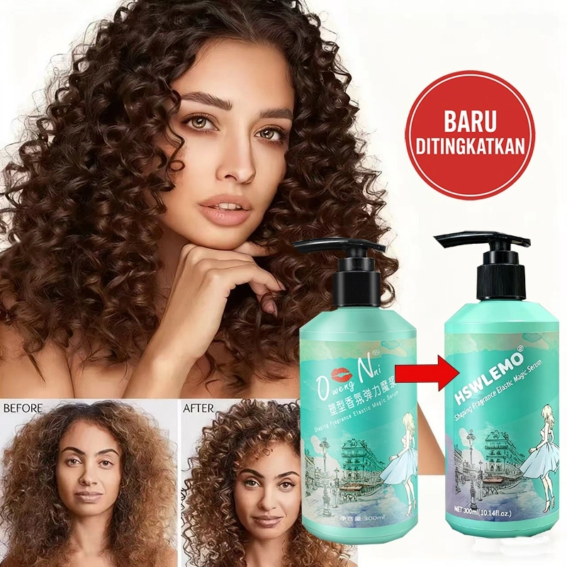 Gel rambut keriting curl cream rambut keriting krim pengeriting krim keriting gel rambut keriting elastis Perawatan rambut keriting Tidak lengket Perbarui volume elastin