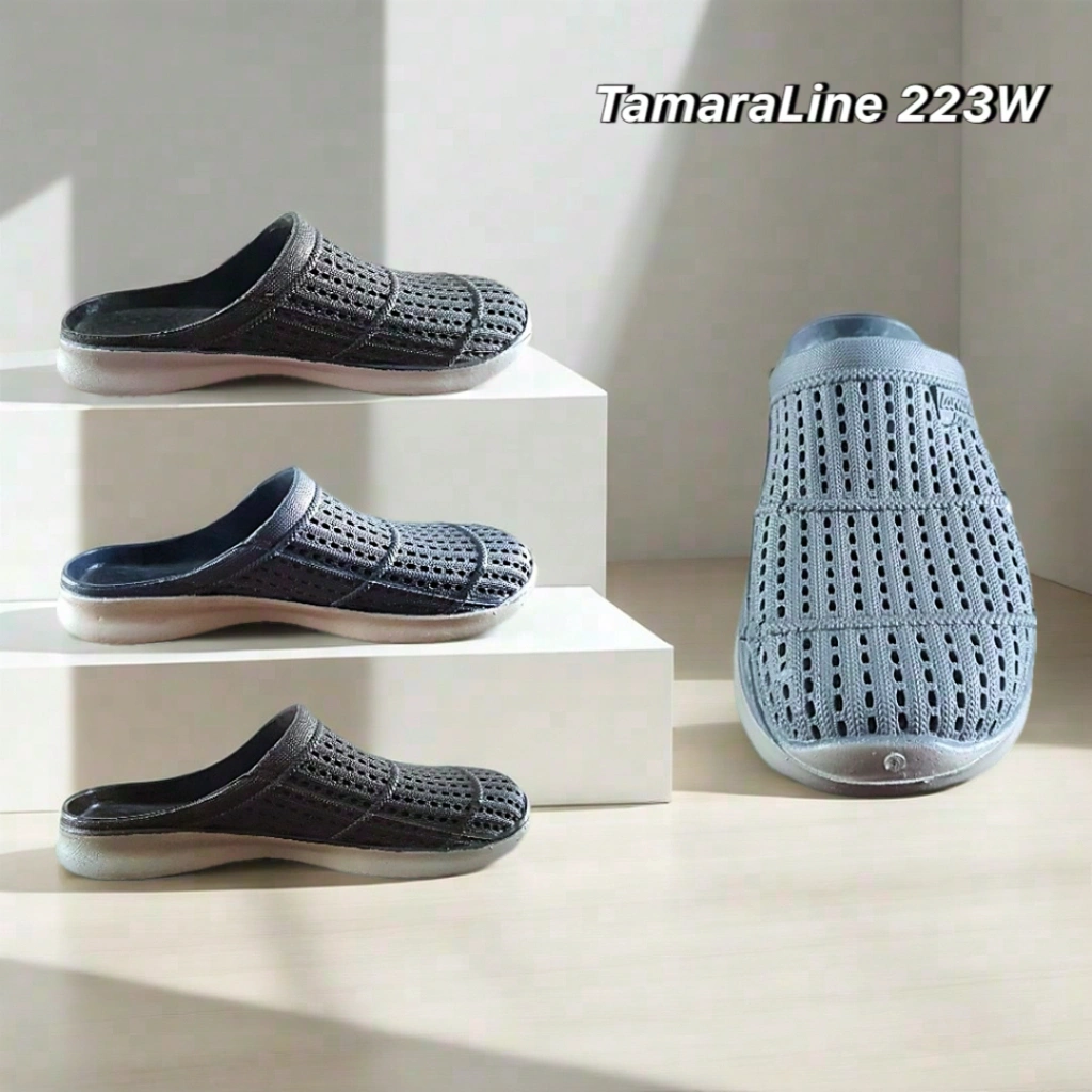 Sandal Selop Karet Pria Anti Licin Tahan Air – Slip on Cocok untuk Kerja & Harian Grosir 223W