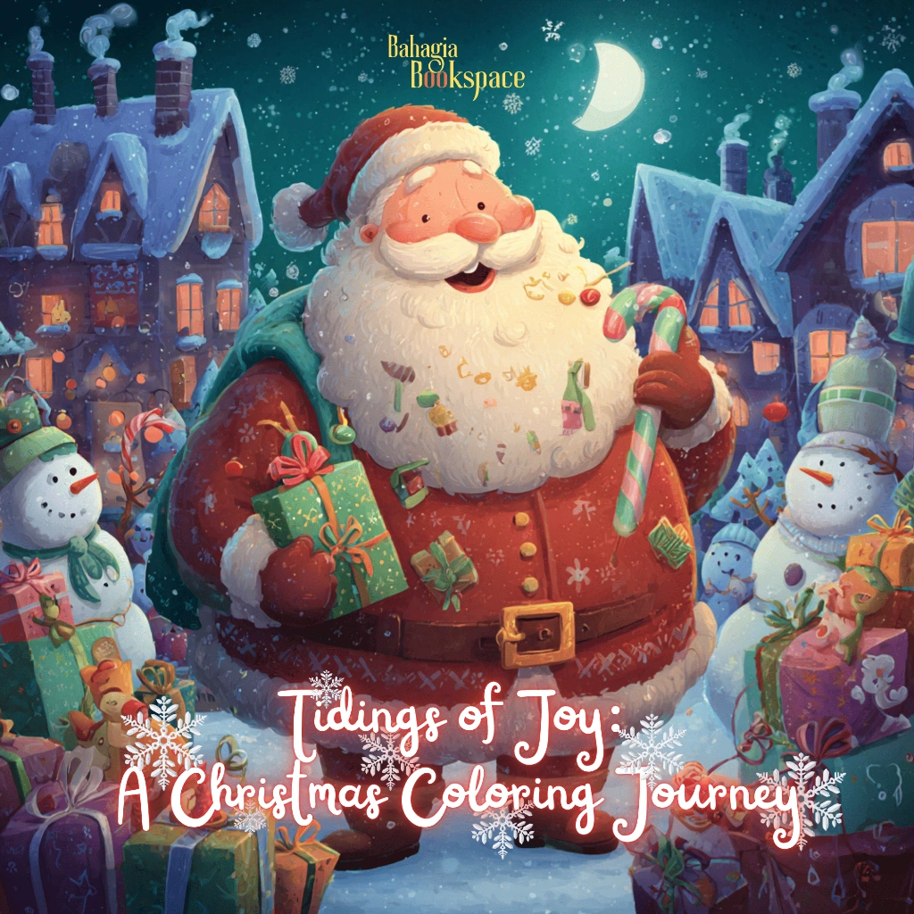 Tidings Of Joy : A Christmas Coloring Journey Coloring Book