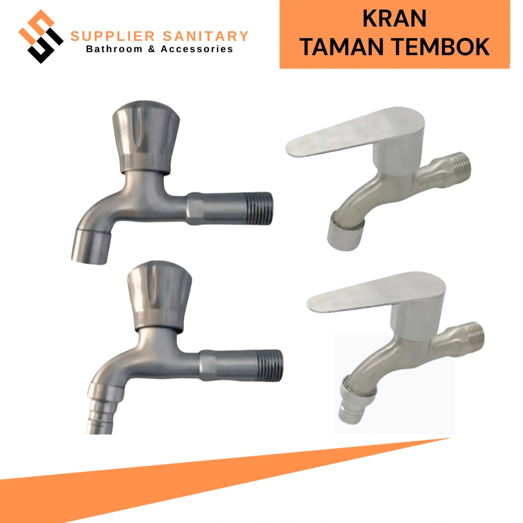 KRAN MESIN CUCI STENLIES/KRAN TAMAN/KRAN WUDHU/KRAN KAMAR MANDI