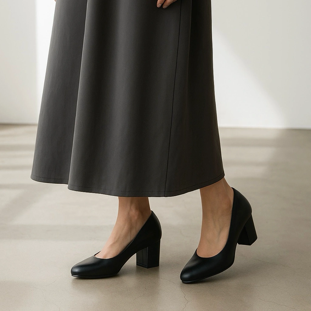 Marelli High Heels Patofel Wanita Black - 8215