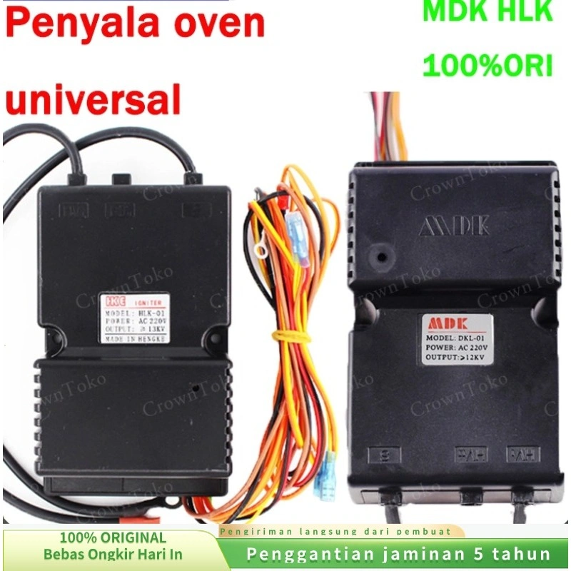 (COD/Gratis Ongkir)  PEMANTIK GAS MESIN PENGERING MDK DKL01 HKE HLK Modul Pematik Gas LPG ELPIJI Oven Deck Transformer Trafo Controller Kontroler Pulse Ignition Igniter