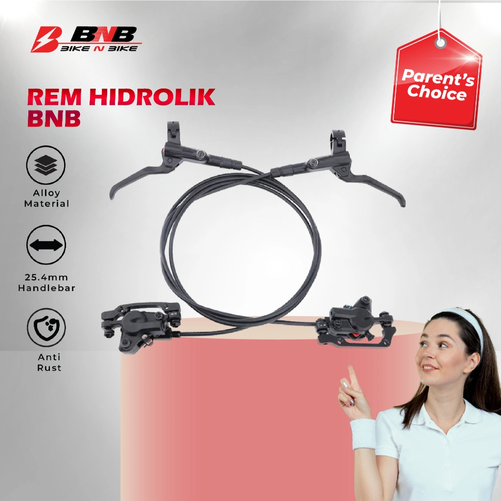 LMXT Rem Hidrolik Sepeda Mtb dan Sepeda Lipat / Rem Hydraulic MTB Depan Belakang - BikeNBike