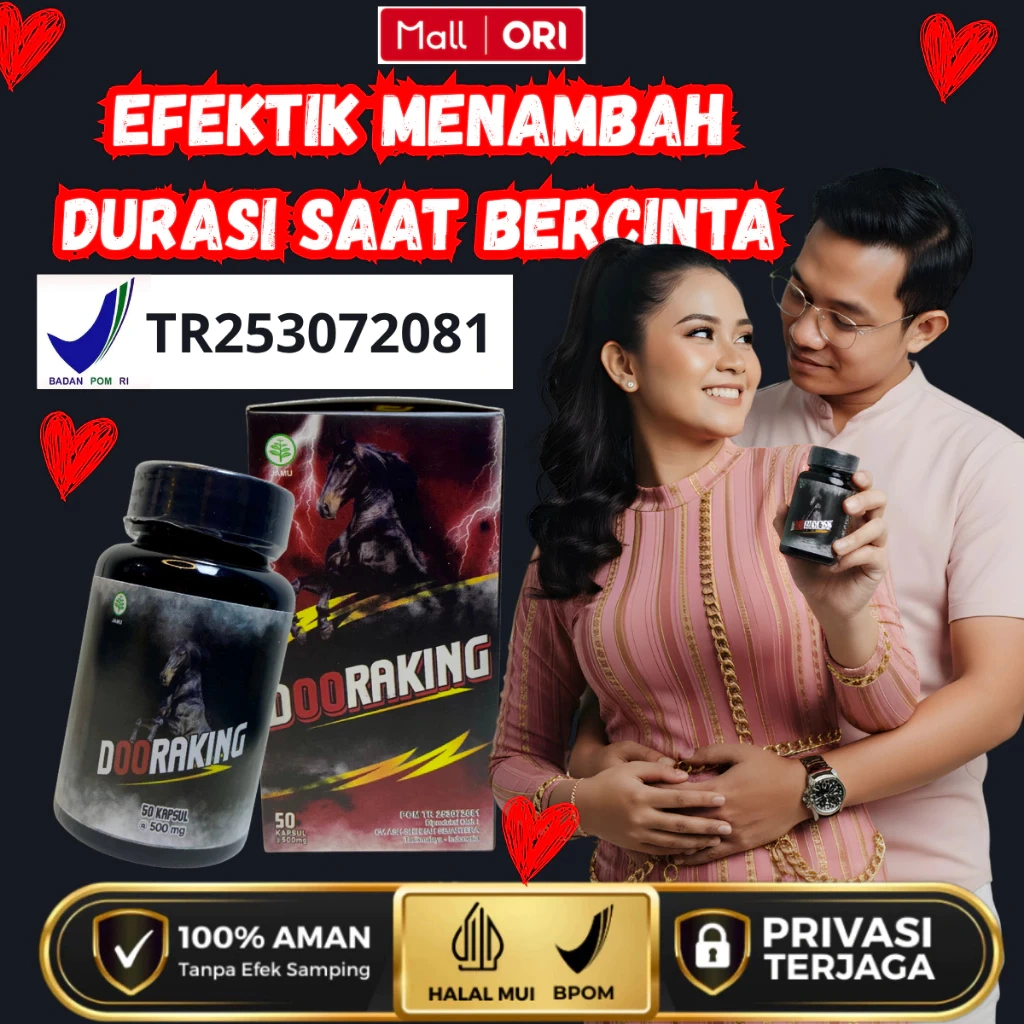 DOORAKING Original Suplemen Herbal Vitalitas Stamina Pria 50 Kapsul Premium