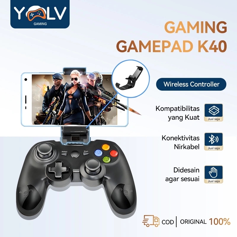 YLV Gamepad Bluetooth Controller Gaming Joystick Original for PC PS3 PS4 Swicth Android i0S