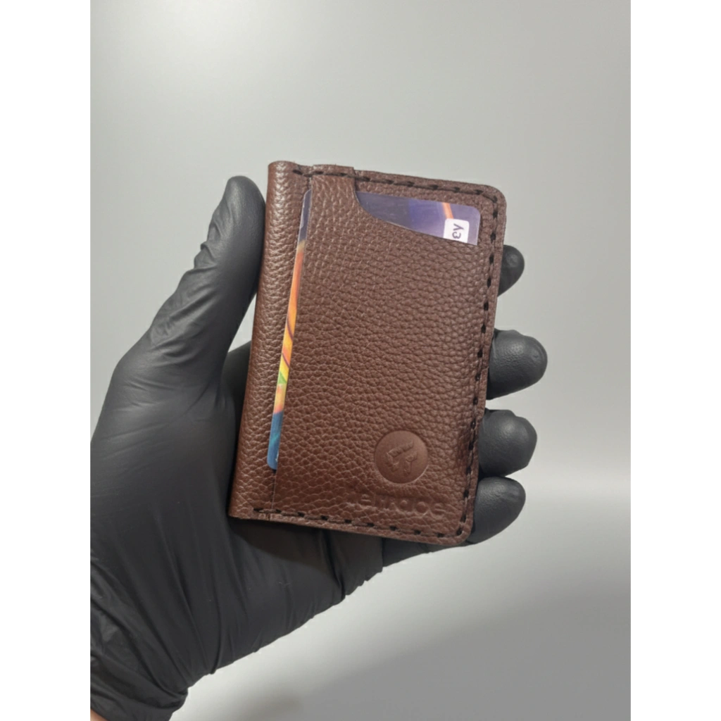 Terrace Craft Dompet Kartu Full Kulit Sapi Asli Gratis Tulis Nama Logo