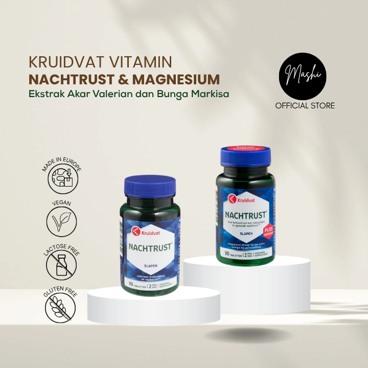 Kruidvat Vitamin Nachtrust 100% Original Belanda | Membantu Tidur Nyenyak - Insomnia - Stres - Bugar