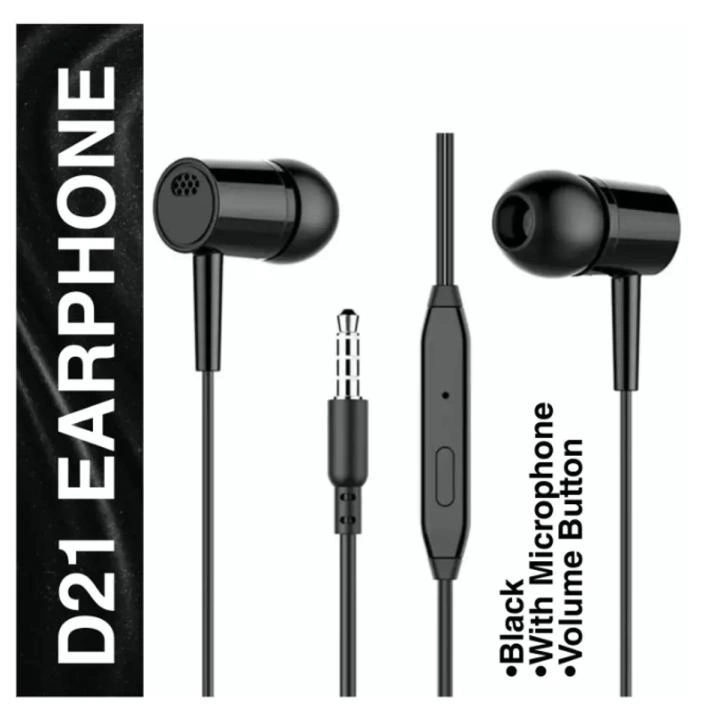Handsfree Stereo Earphone Enjoy Music D21 Sport Headset / Earphone / Headphone With Mic