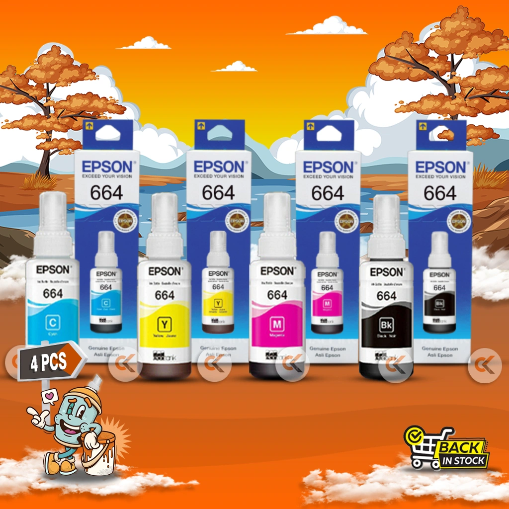 Tinta 664 ALL SERIES L360 L120 L110 L210 L220 L310 L850 L805 L1800 L800 L362 L365 L365 L366 L375
