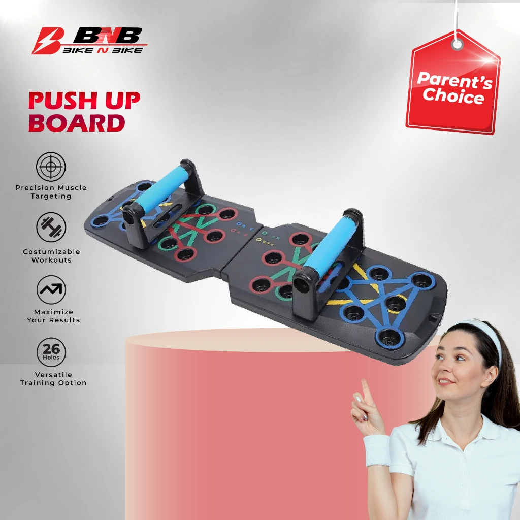 BikeNBike - Alat Fitness Papan Push up Board Multifungsi Alat Bantu Olahraga