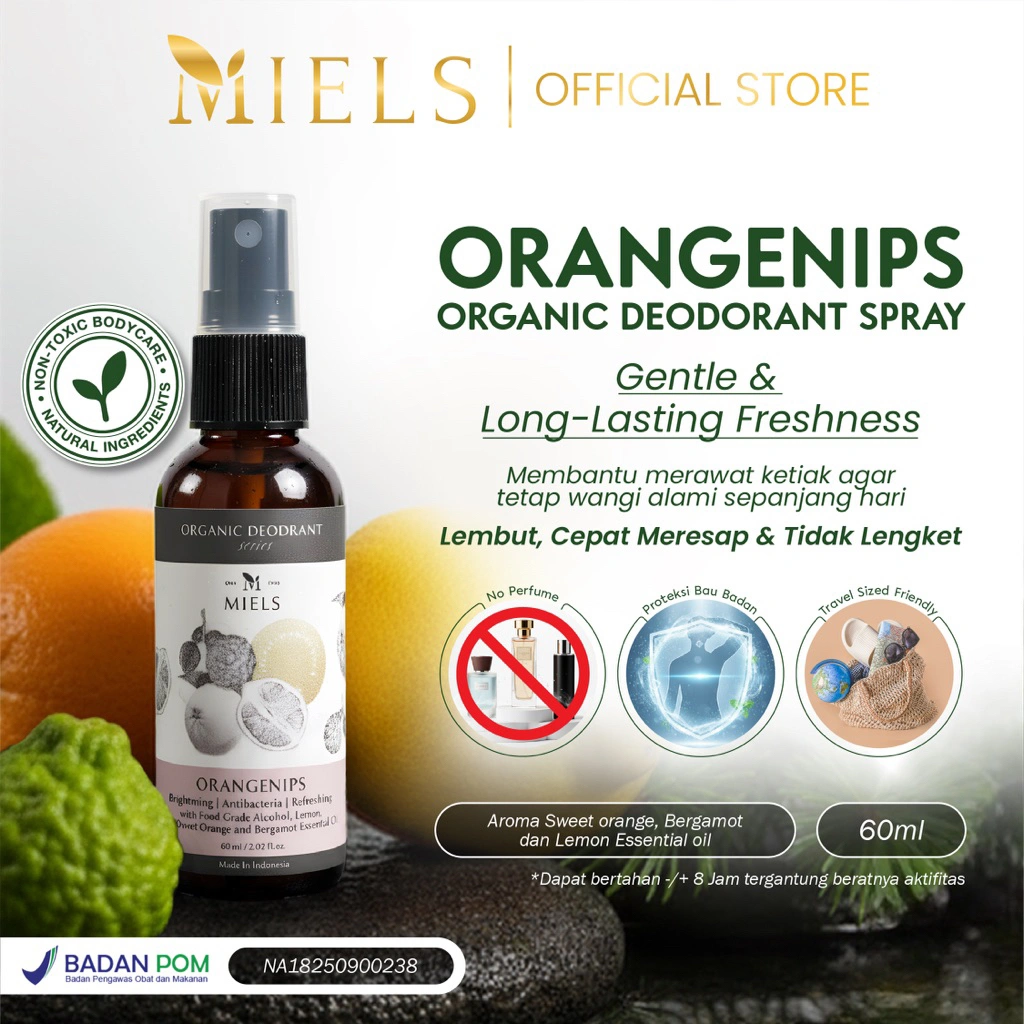 Miels - Orange Nips Organic Deodorant