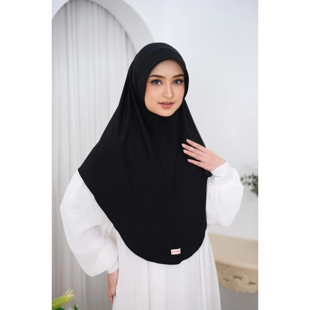 Elvira - Jilbab instan Jersey tebal size M ,L, XL,XXL