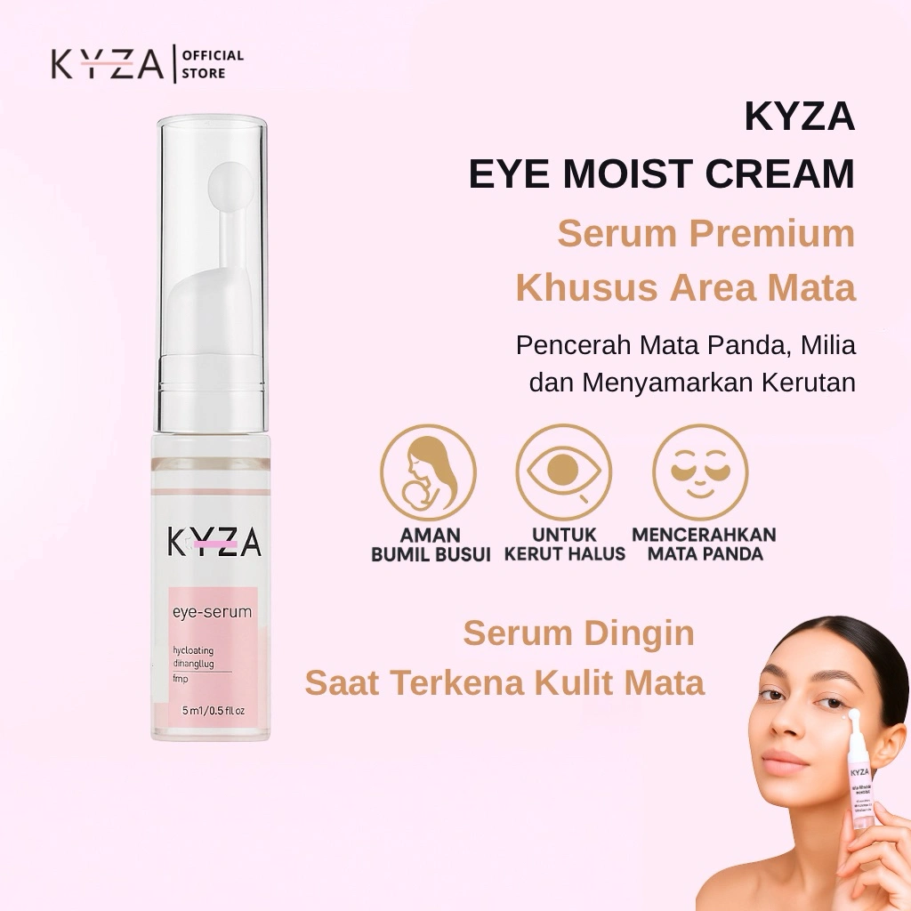 [NEW LAUNCH] KYZA Eye Moist Cream (Serum Krim Untuk Mata Panda)