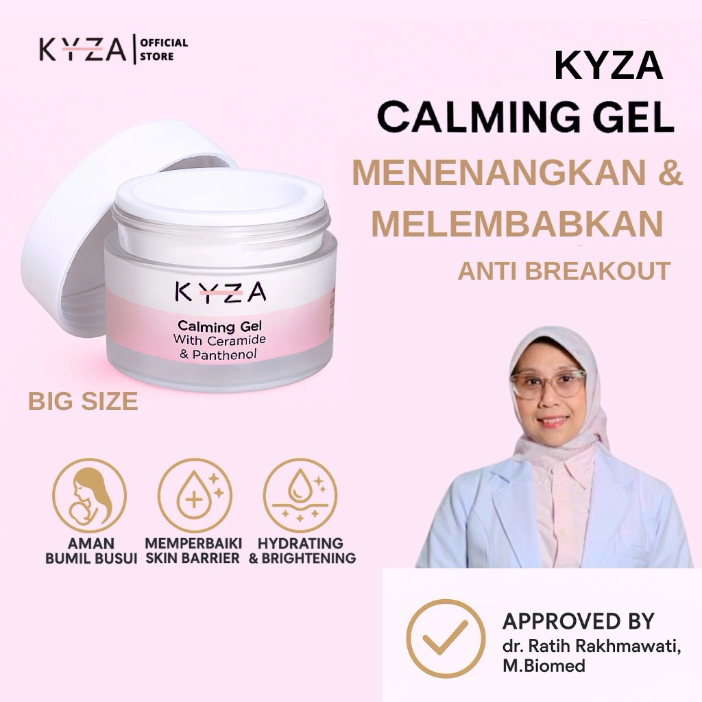 KYZA Calming Gel X dr Ratih M., Biomed - Krim Malam Moisturizer Booster 30gr