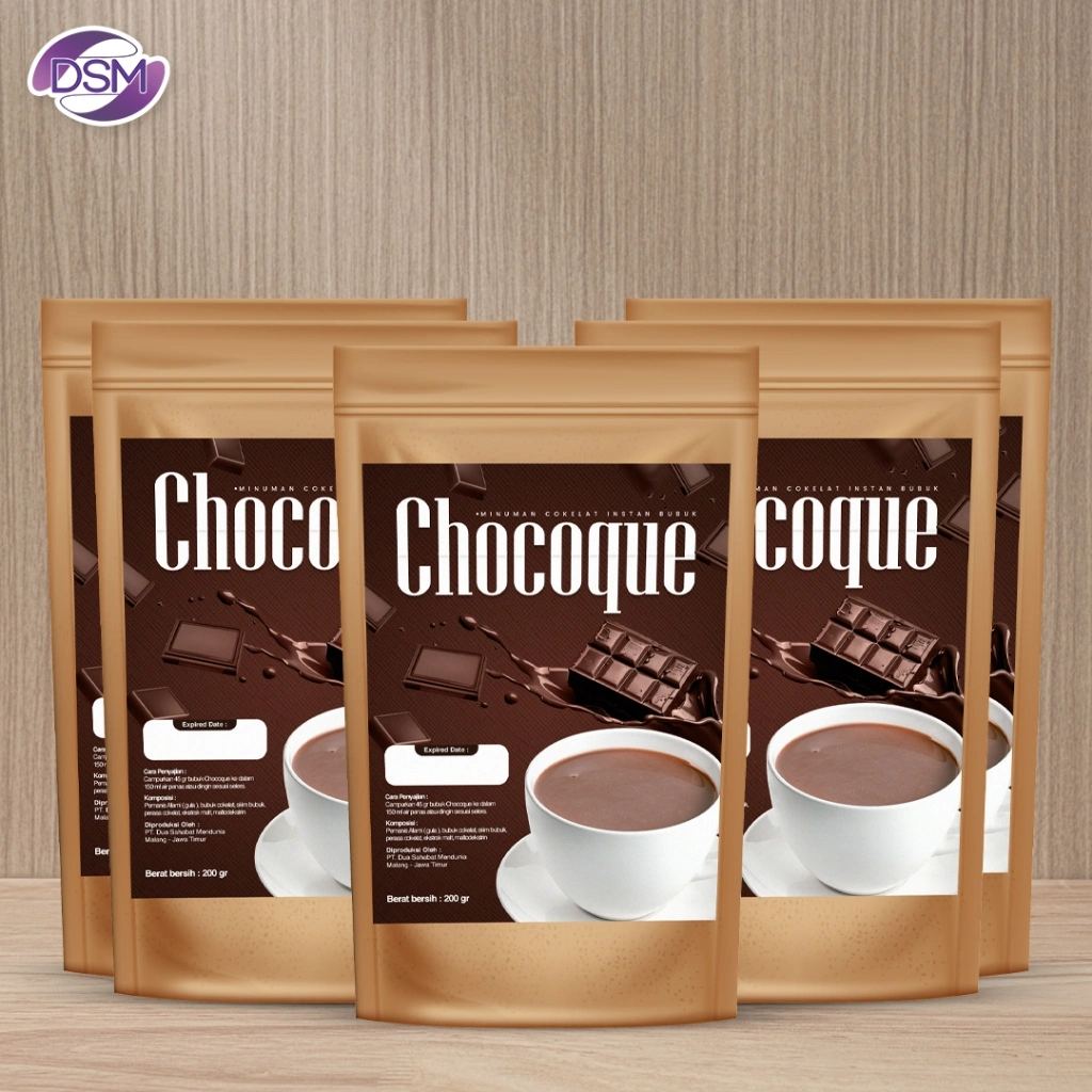 Paket Hemat Minuman Bubuk Instan Coklat 5 Pouch 200 gr