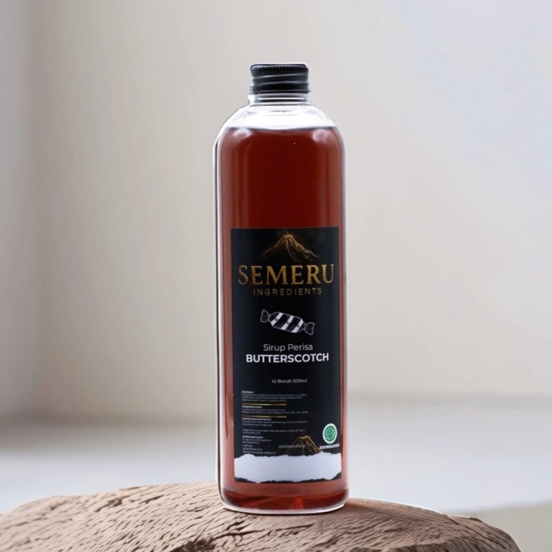 Semeru Sirup - Syrup Butterscotch 500ml - Sirup Minuman Rasa Butterscotch