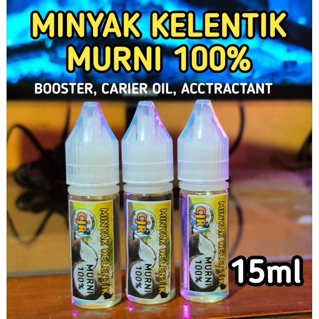 Carier Oil Minyak Kelentik 100% cocok untuk bahan ngoplosbessen mancing
