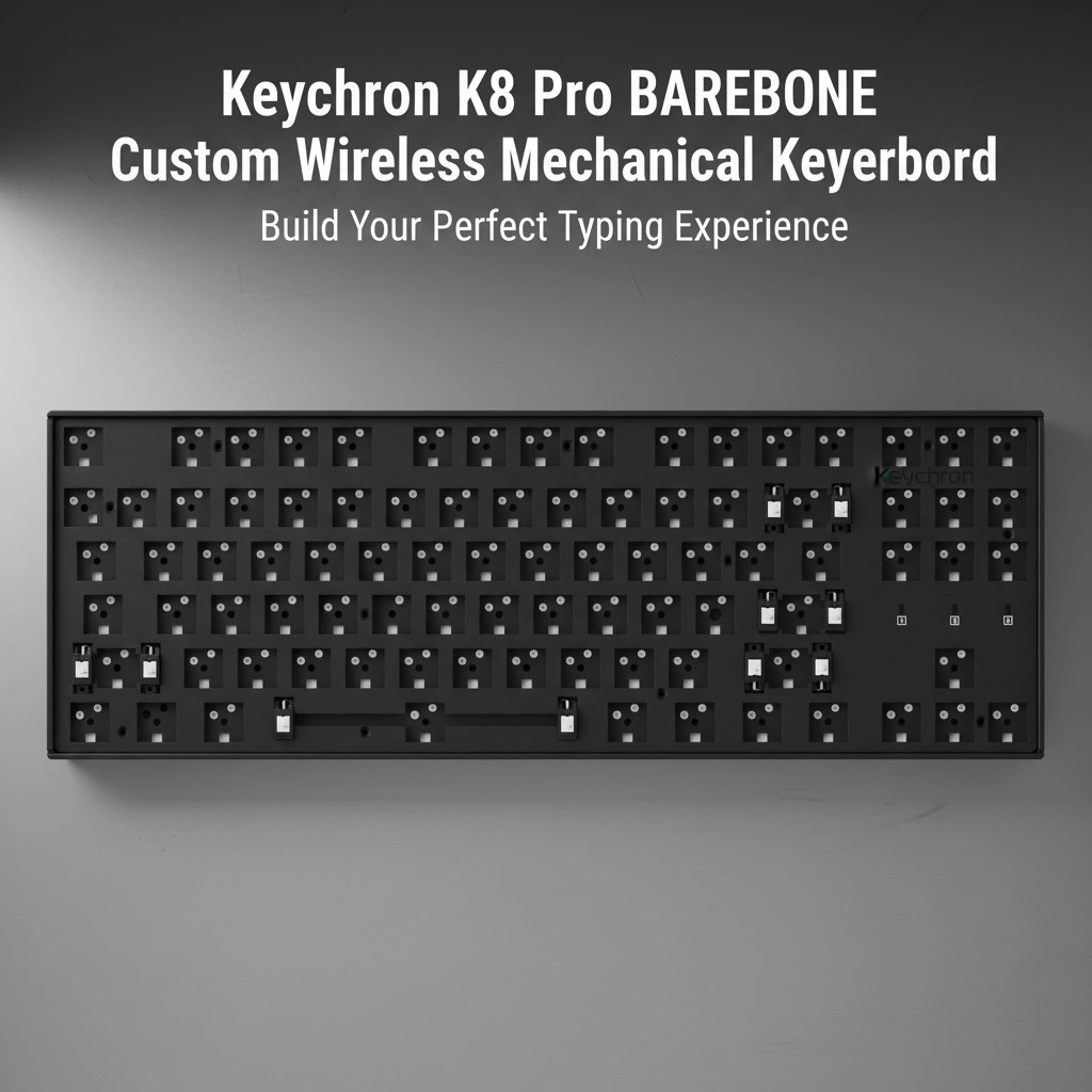 Keychron K8 Pro TKL 80% QMK / VIA BAREBONE Wireless Mechanical Keyboard