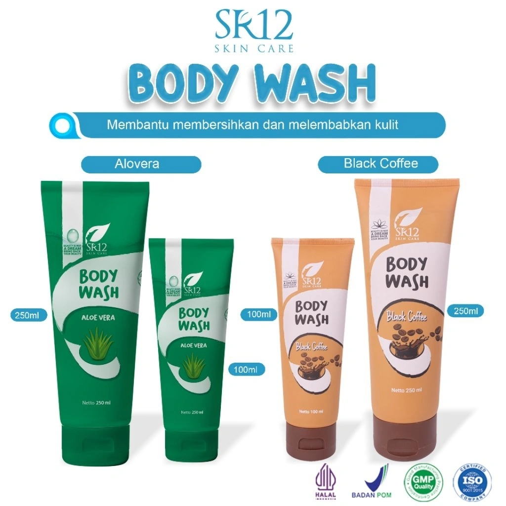 Body Wash sr12 Sabun Mandi Cair Moisturizing | Sabun Mandi Wangi Tahan Lama Body Wash Whitening Mencerahkan Kulit | Sabun Mandi Viral Lembut & Harum Sabun Mandi Wangi Banget Tahan Seharian Body Wash Natural Aloe Vera Sabun Mandi Melembapkan & Menenangkan