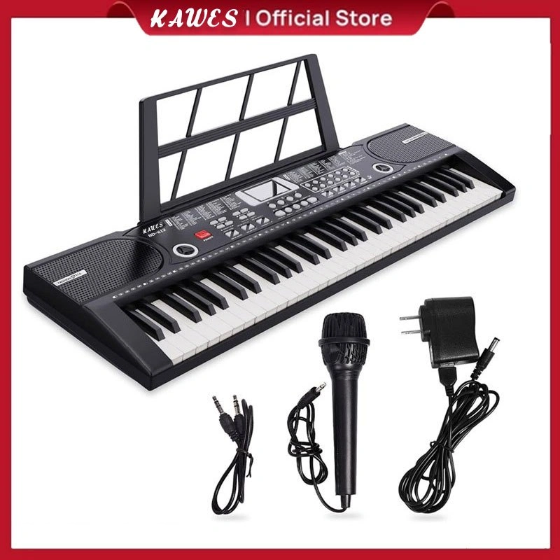 KAWES Keyboard Electronic Piano Digital Keyboard Piano Portable Piano Original Keyboards Kids Gift Piano Elektronik Papan Ketik