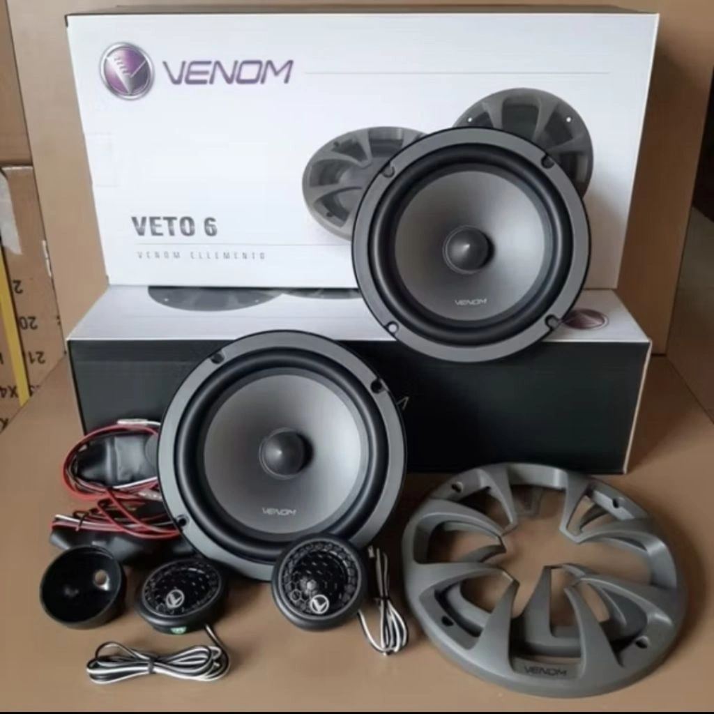 VENOM VETO SPEAKER 2 WAY VETO 6 INCH SPEAKER SPLIT VENOM VETO 6