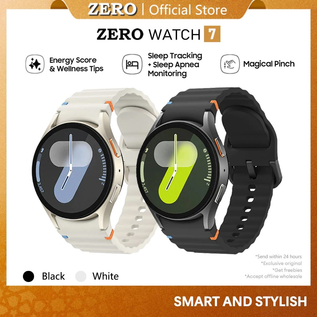 [ORI] Zero Watch7 Smartwatch NFC GPS Bluetooth Waterproof Fitness Tracker Blood Pressure Sleep for Android & iOS Pemantauan Oksigen Darah Jam Tangan Wanita Female Physiological Period Remote Control Photo Sport Smart Watch Pria Jam Tangan Couple