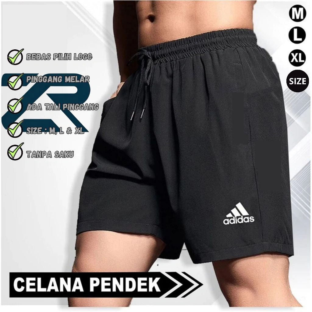 Celana pendek olahraga sepakbola futsal joging basket bulutangkis badminton