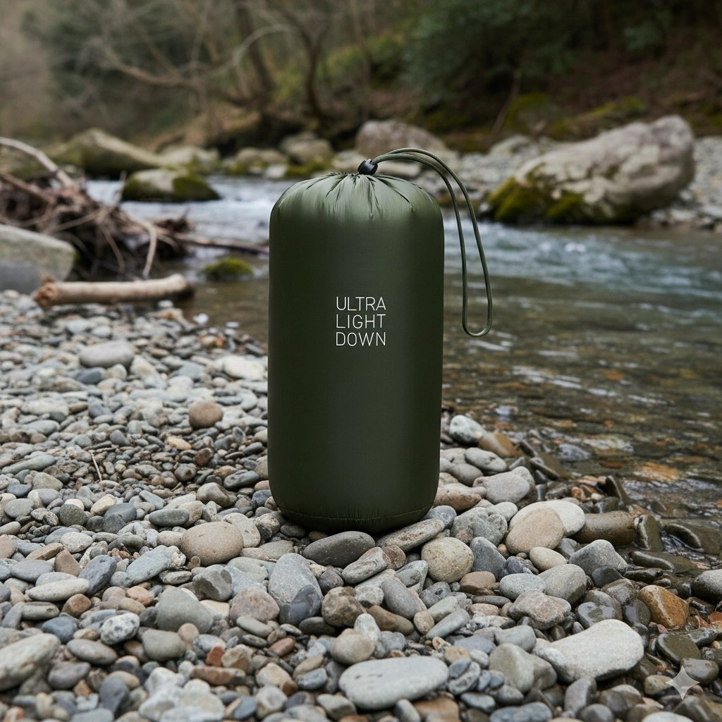 UNIQLO Stuff Sack Ultralight Down | Pouch sarung Jaket Bulu Angsa | Kantong Penyimpanan Pakaian