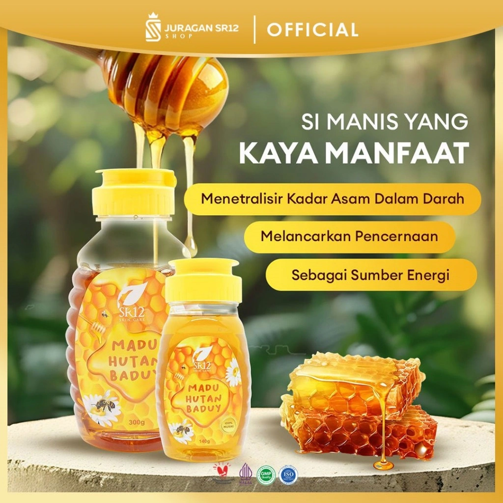 SR12 Madu Hutan Baduy Madu Murni Alami Penambah Energi & Daya Tahan Tubuh BPOM Halal
