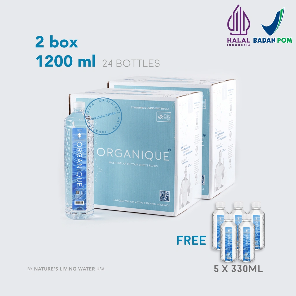 Organique Water ( 2 box 1200 ml )