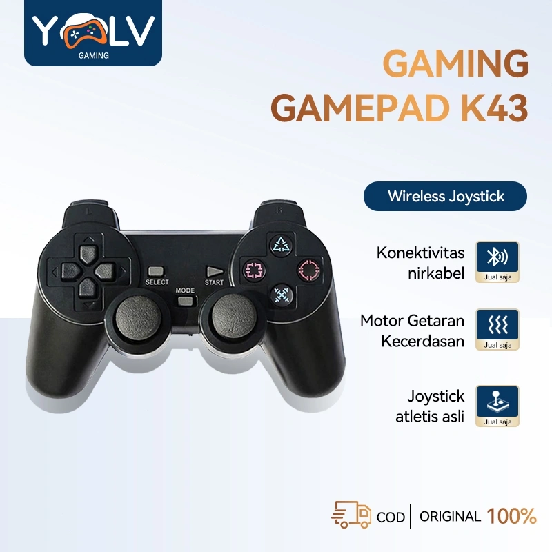 YLV Gamepad Wireless Controller Gaming Joystick for PS3 PS4 PC Android TV-BOX