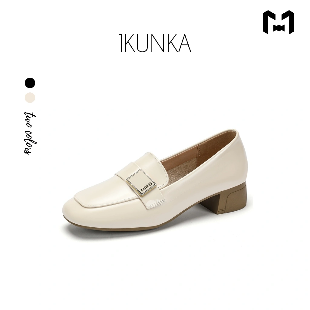 IKUNKA Flatshoes Loafers Sepatu Kerja Wanita Kerja Formal Kuliah Kerja Hangout