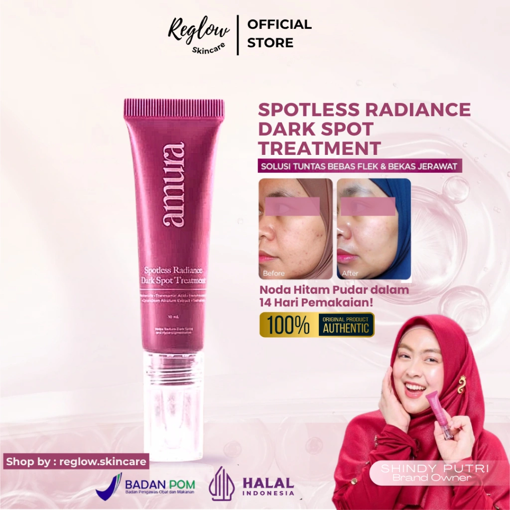 [FLASH SALE] AMURA Spotless Radiance Dark Spot Treatment-10ml | Perawatan Flek Hitam Mencerahkan Kulit Maksimal