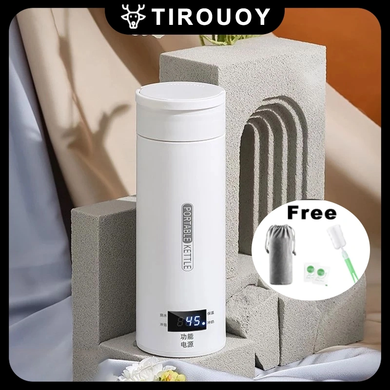 Pemanas Air Listrik Mobil Electric Thermos Kettle Portable 500 ml Portable Dengan Pemanas