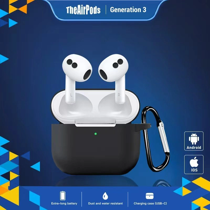 TheAirPods Gen 3 TWS Bluetooth Headset Asli With Wireless Charging Case IMEI & Serial Number Detectable Active Noice Cancellation Spatial Audio HD Hifi True Stereo For Headset Bluetooth Android & IOS Tahan